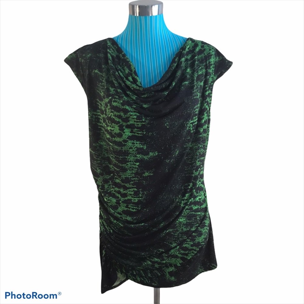 Vince Camuto Ruched Sleeveless Cowl Neck XL top
